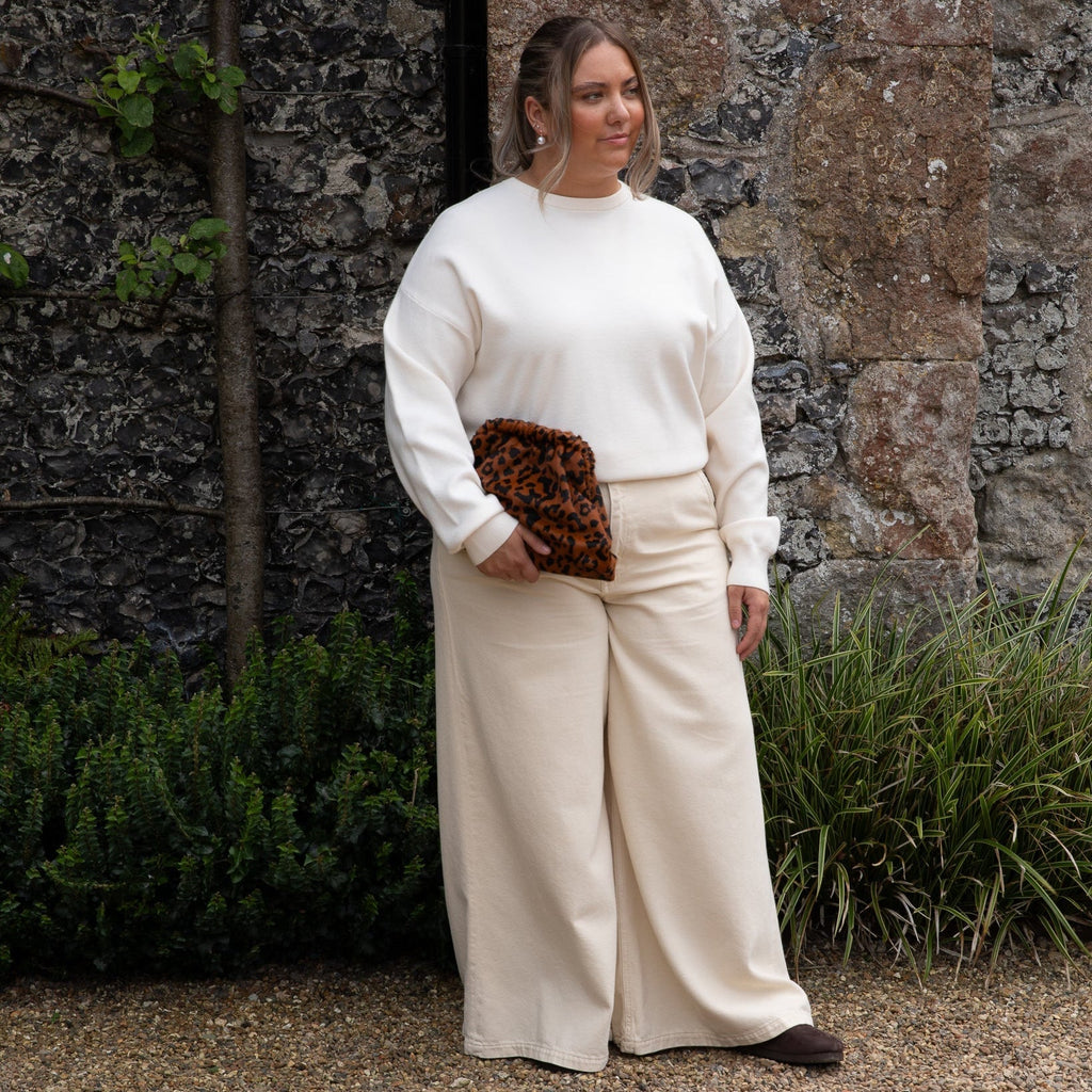 Chalk Uma Jumper - Vanilla - Simply Rye