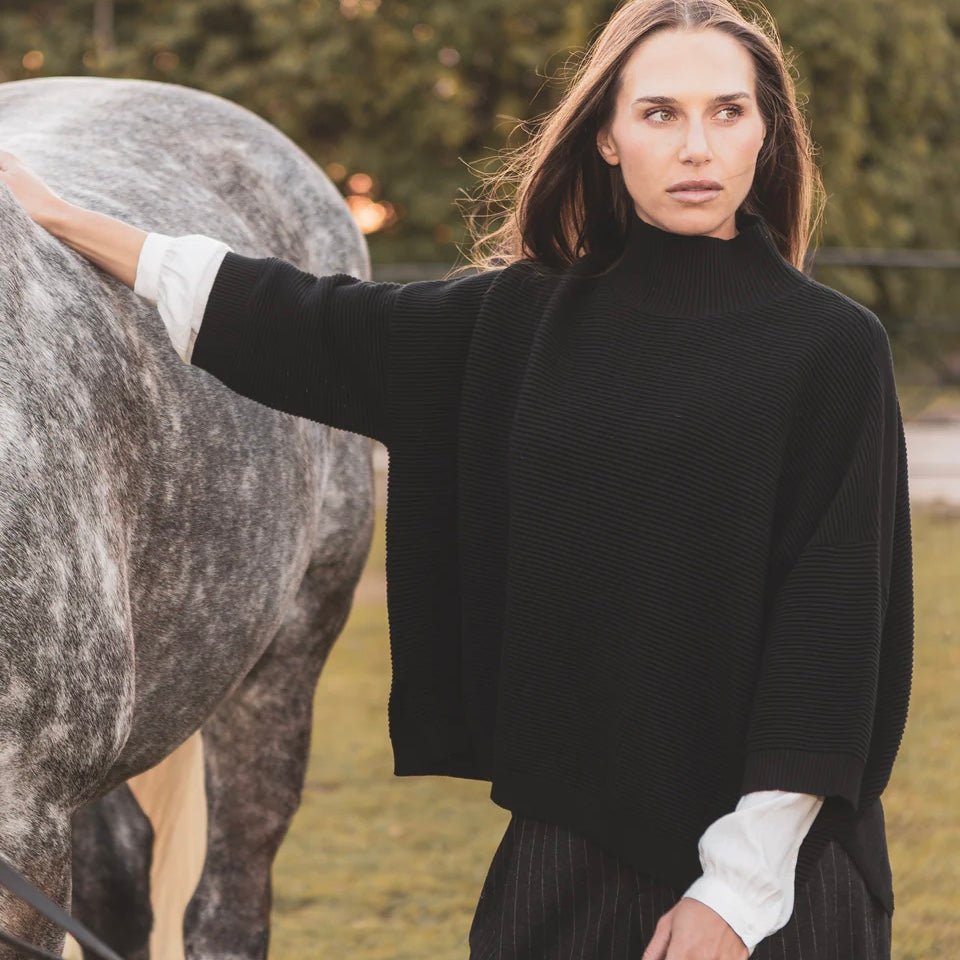 Chalk Vicki Jumper - Black - Simply Rye