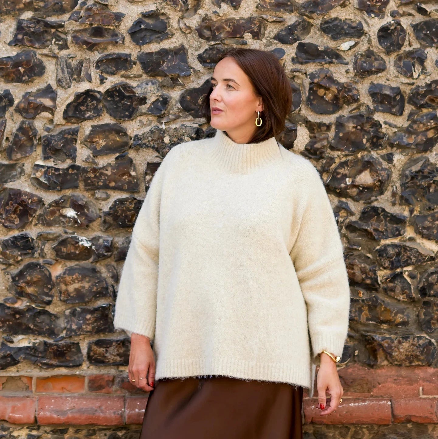 Chalk Vicki Jumper - Fluffy Oyster - Simply Rye