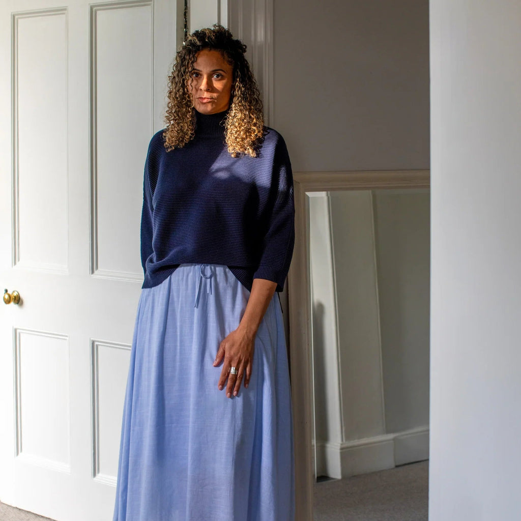 Chalk Vicki Jumper - Navy - Simply Rye