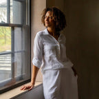 Chalk Zoe Shirt - White - Simply Rye