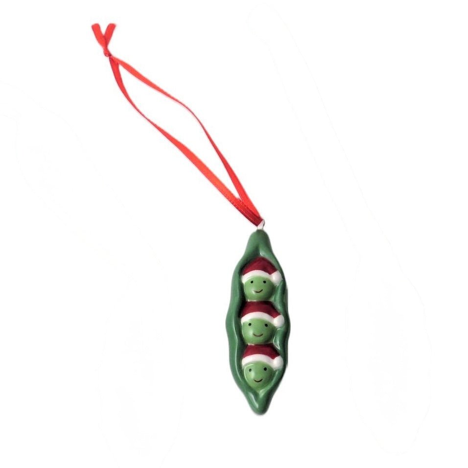 Christmas Peas in a Pod Decoration - Simply Rye