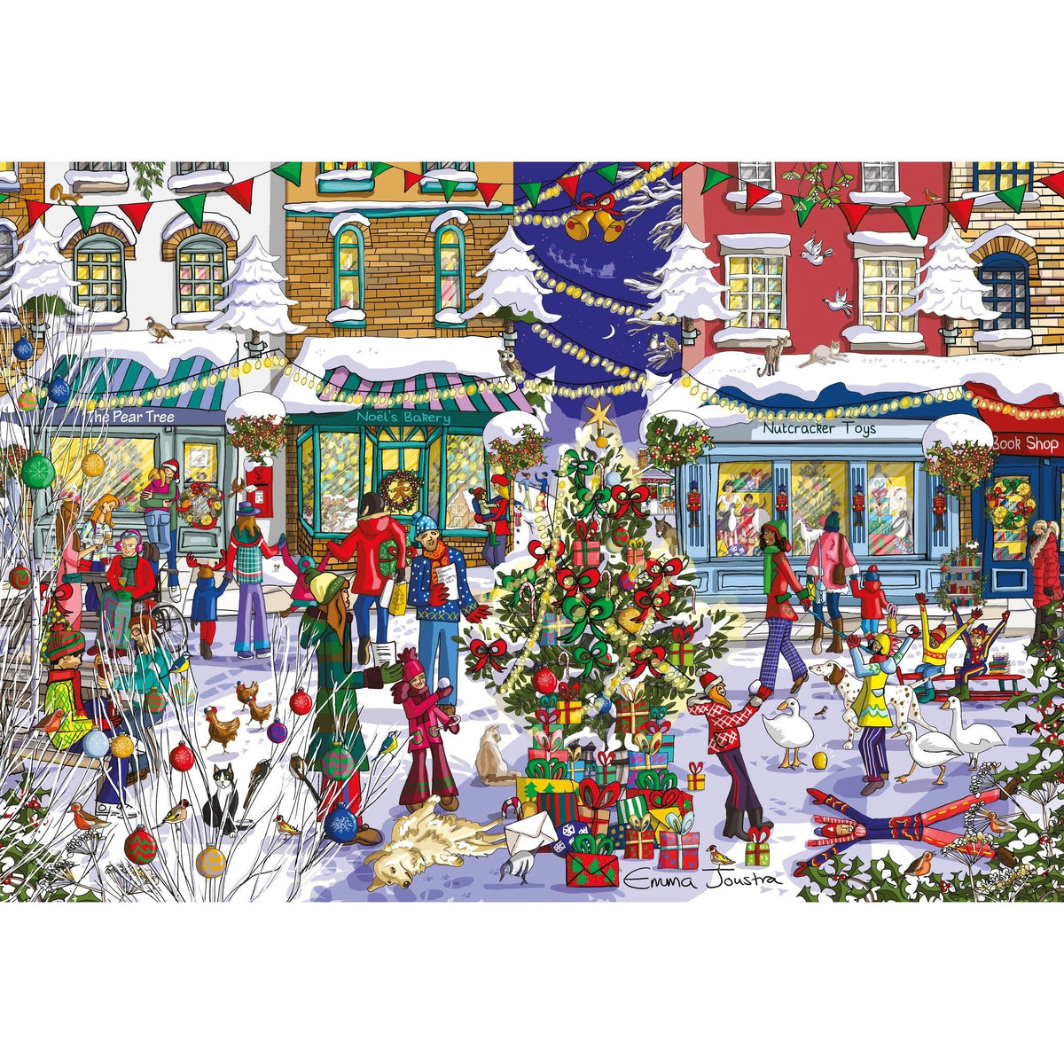 Christmas Town Jigsaw Puzzle - Simply Rye