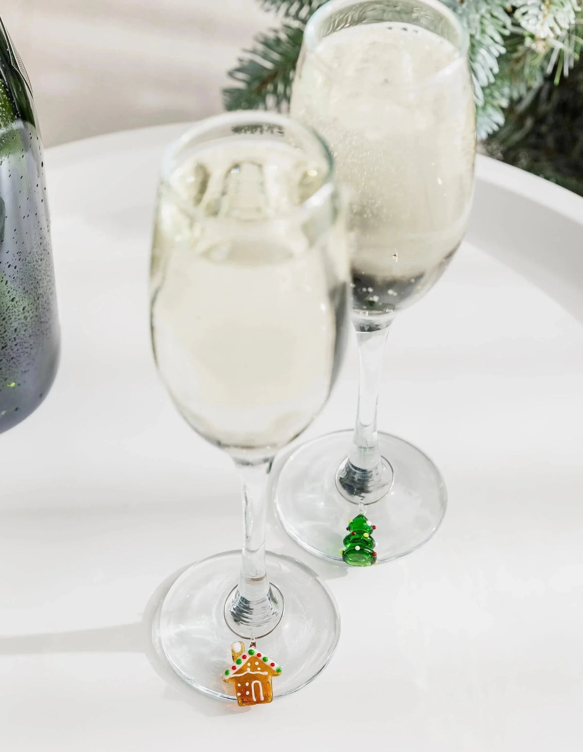 Christmas Wine Glass Charms Set - Simply Rye