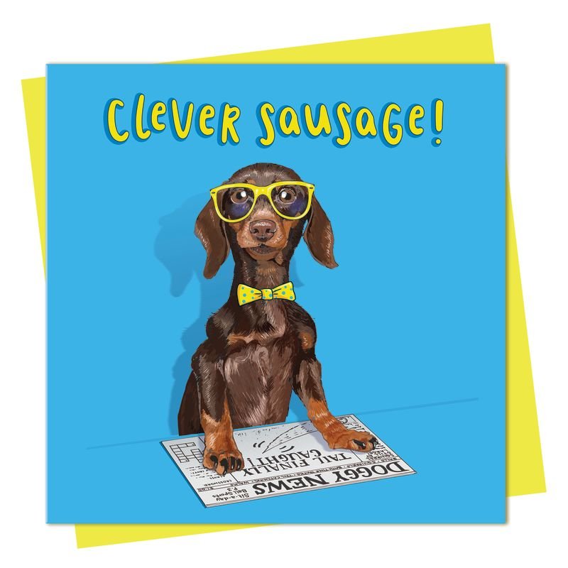 ‘Clever Sausage!’ Card - Simply Rye
