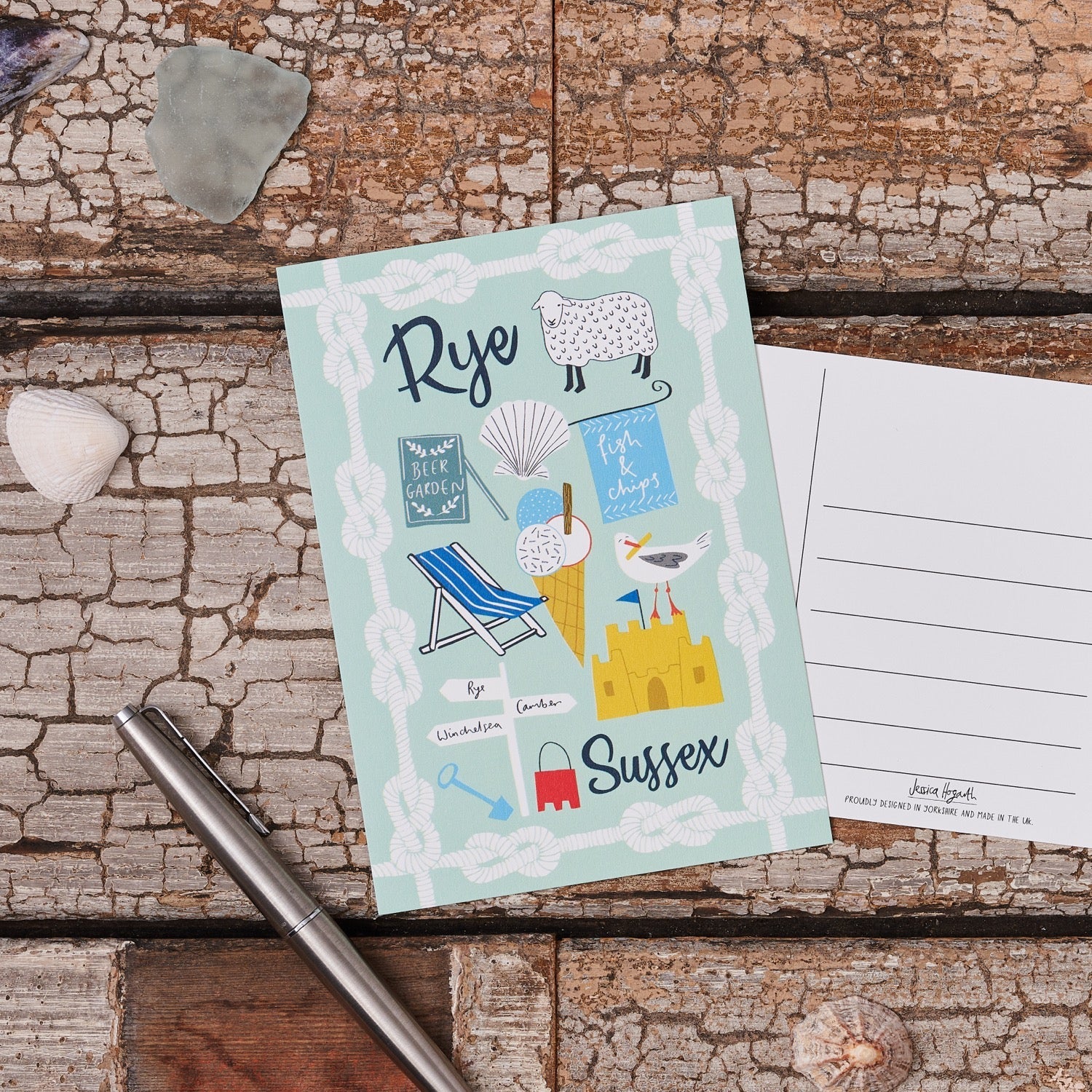Coastal Rye Postcard - by Jessica Hogarth – Simply Rye