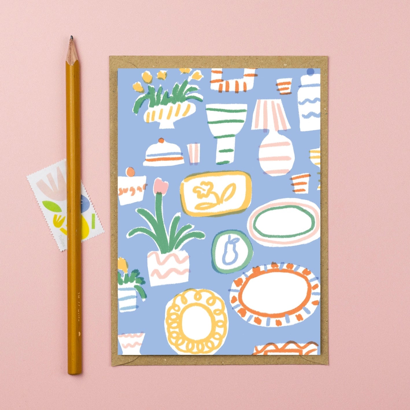 'Colourful Home' Card - Simply Rye