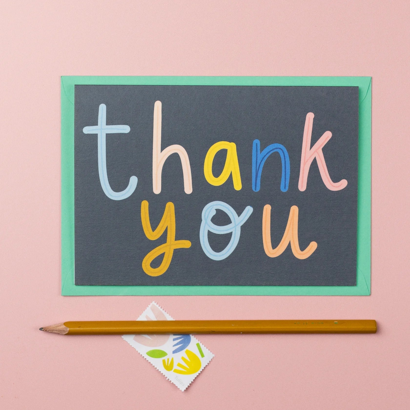 Colourful ‘Thank You’ Card - Simply Rye