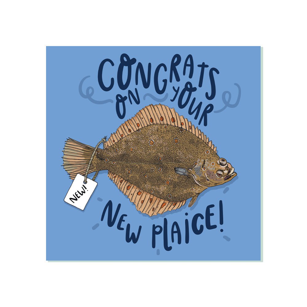 ‘Congrats on Your New Plaice’ Card - Simply Rye