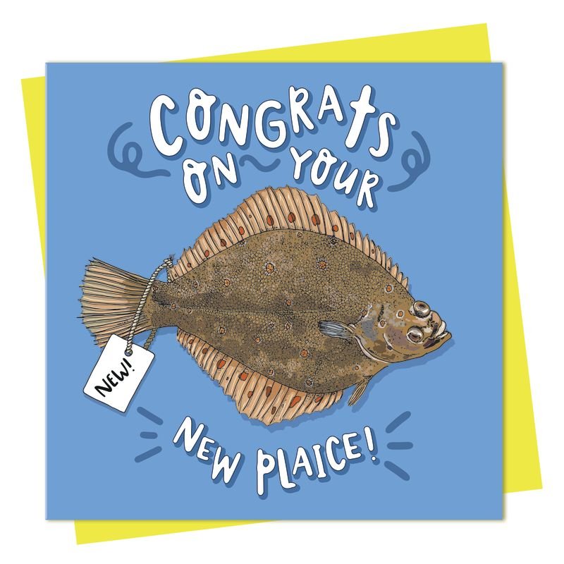 ‘Congrats on Your New Plaice’ Card - Simply Rye