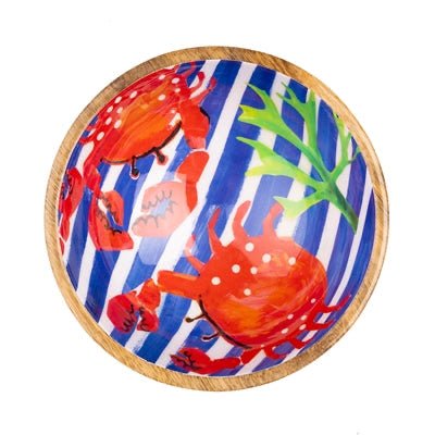 Crabs on Blue Dip Bowl - Simply Rye