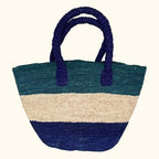 Crochet Bucket Bag - Blues - Simply Rye