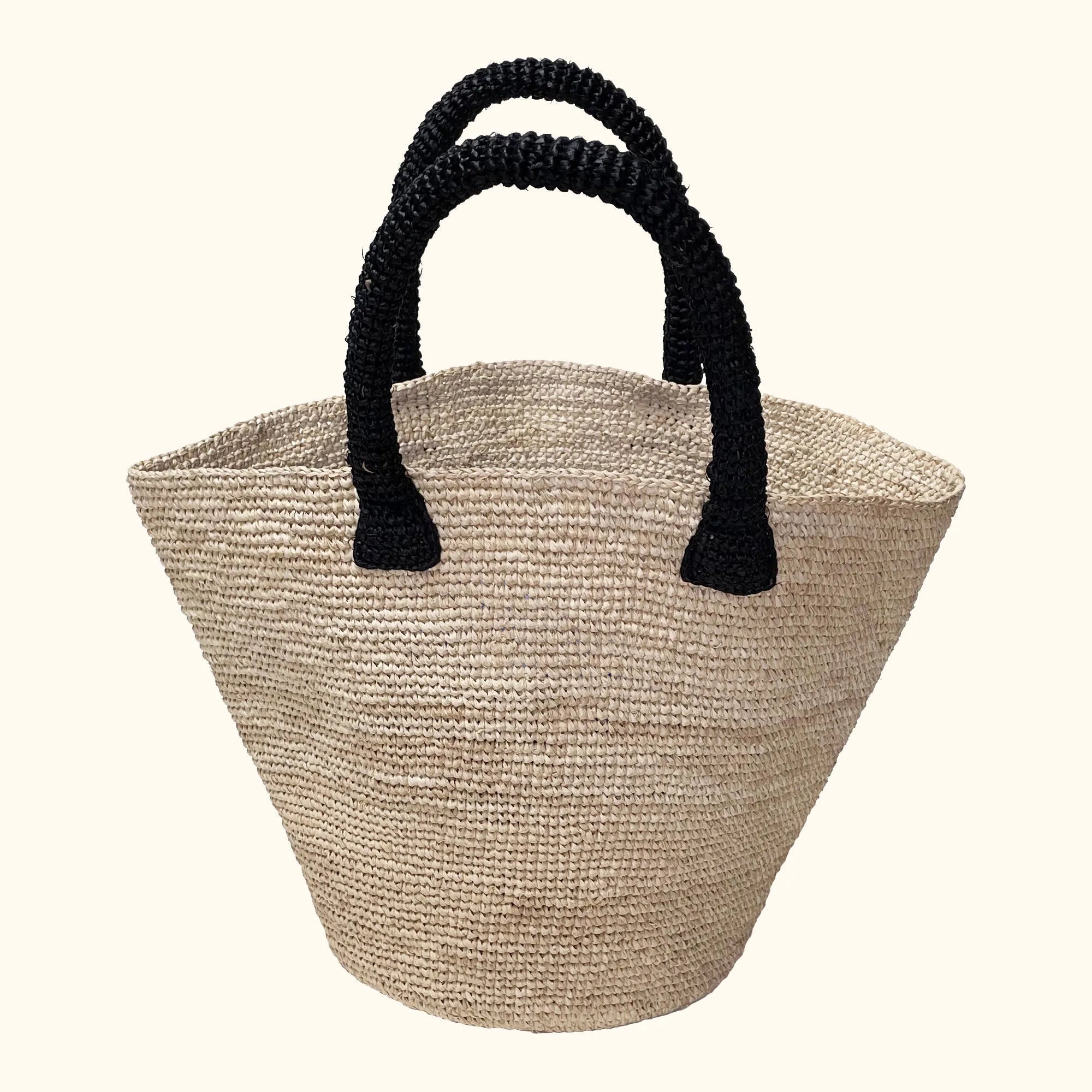 Crochet Bucket Bag - Natural - Simply Rye