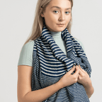 Cross Stripes Lightweight Scarf - Simply Rye