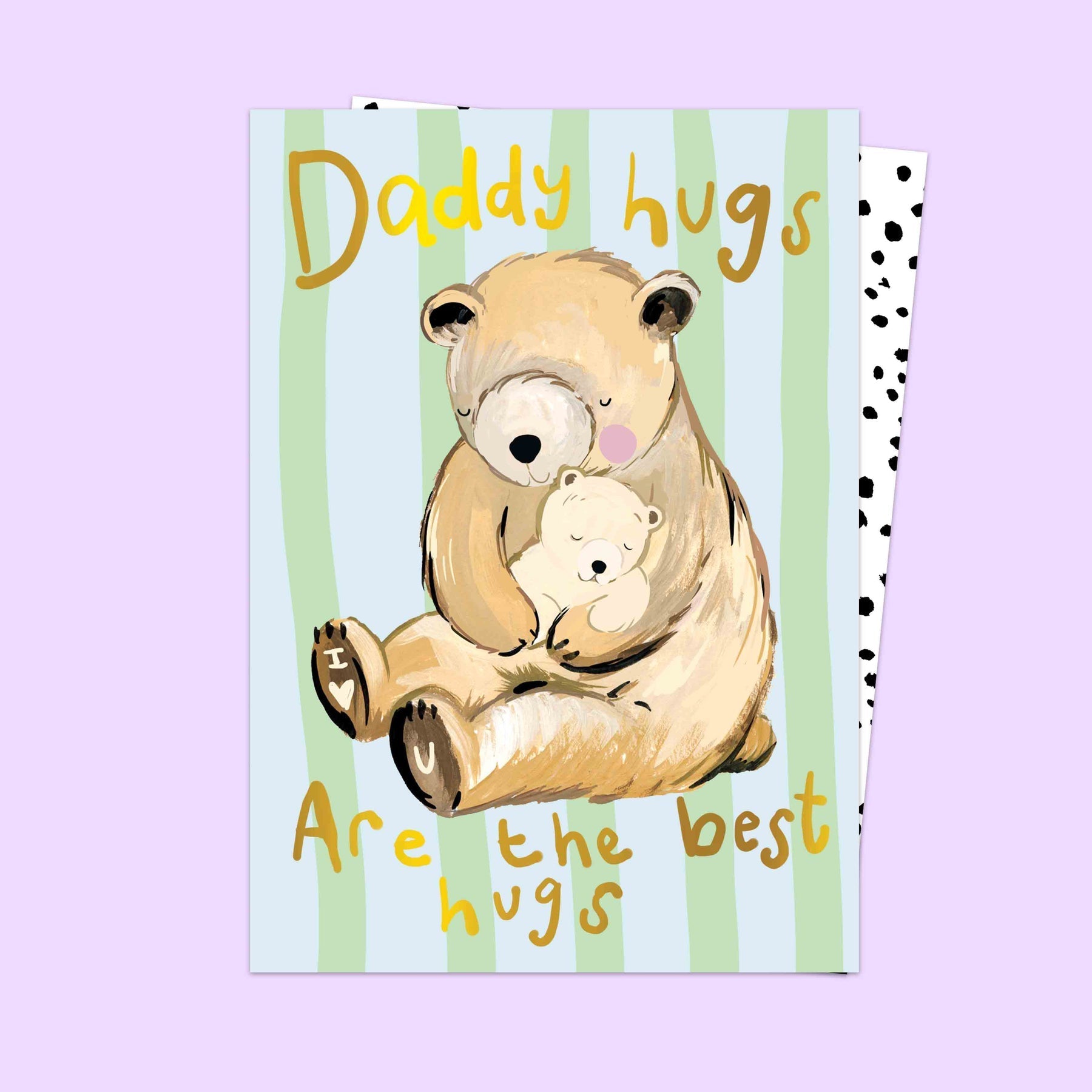 ‘Daddy Bear Hugs’ Card - Simply Rye