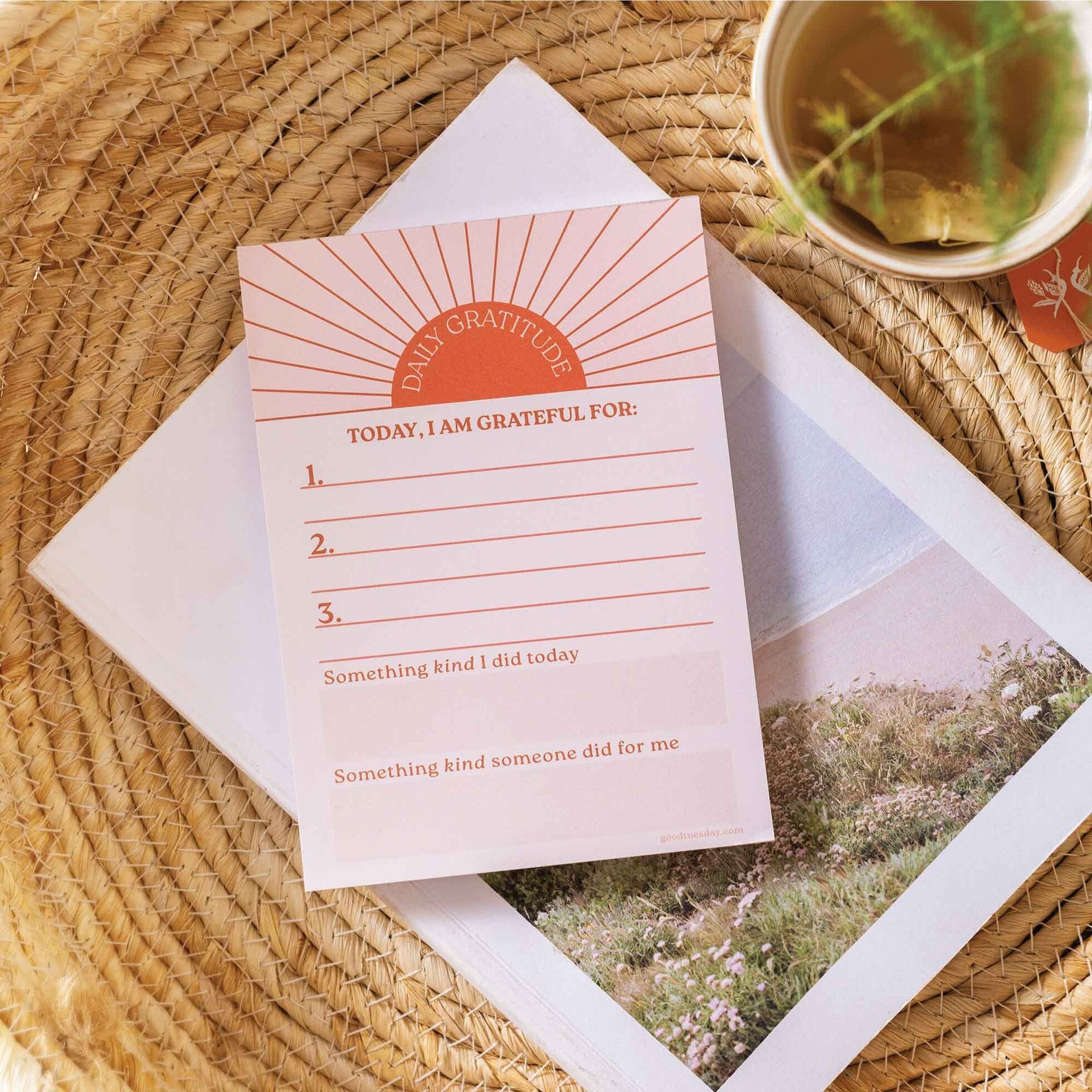 Daily Gratitude Pad - Sun Ray - Simply Rye