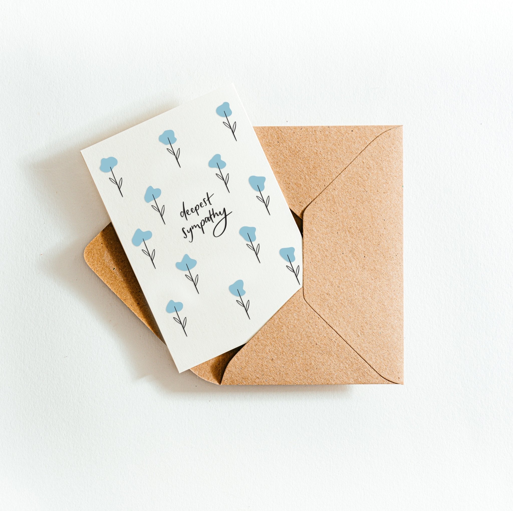 ‘Deepest Sympathy’ Card - Simply Rye