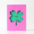 Die Cut Clover Card - Simply Rye