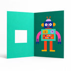 Die Cut Robot Birthday Card - Simply Rye