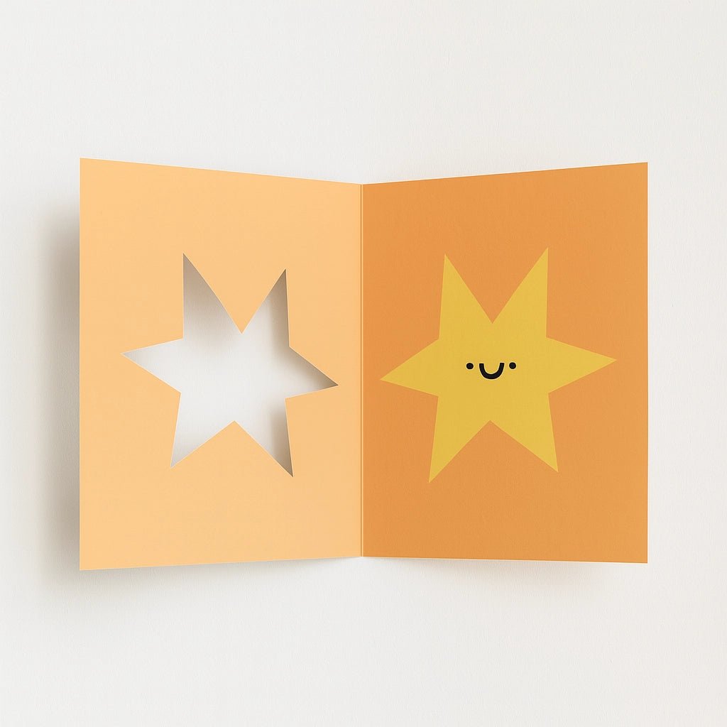 Die Cut Star Card - Simply Rye