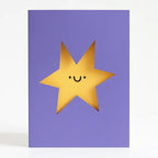 Die Cut Star Card - Simply Rye