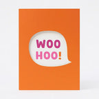 Die Cut 'Woohoo' Card - Simply Rye