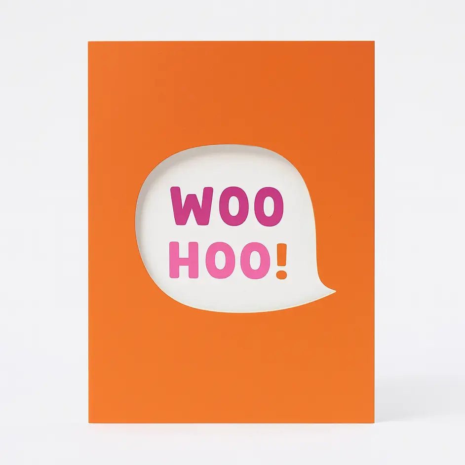 Die Cut 'Woohoo' Card - Simply Rye