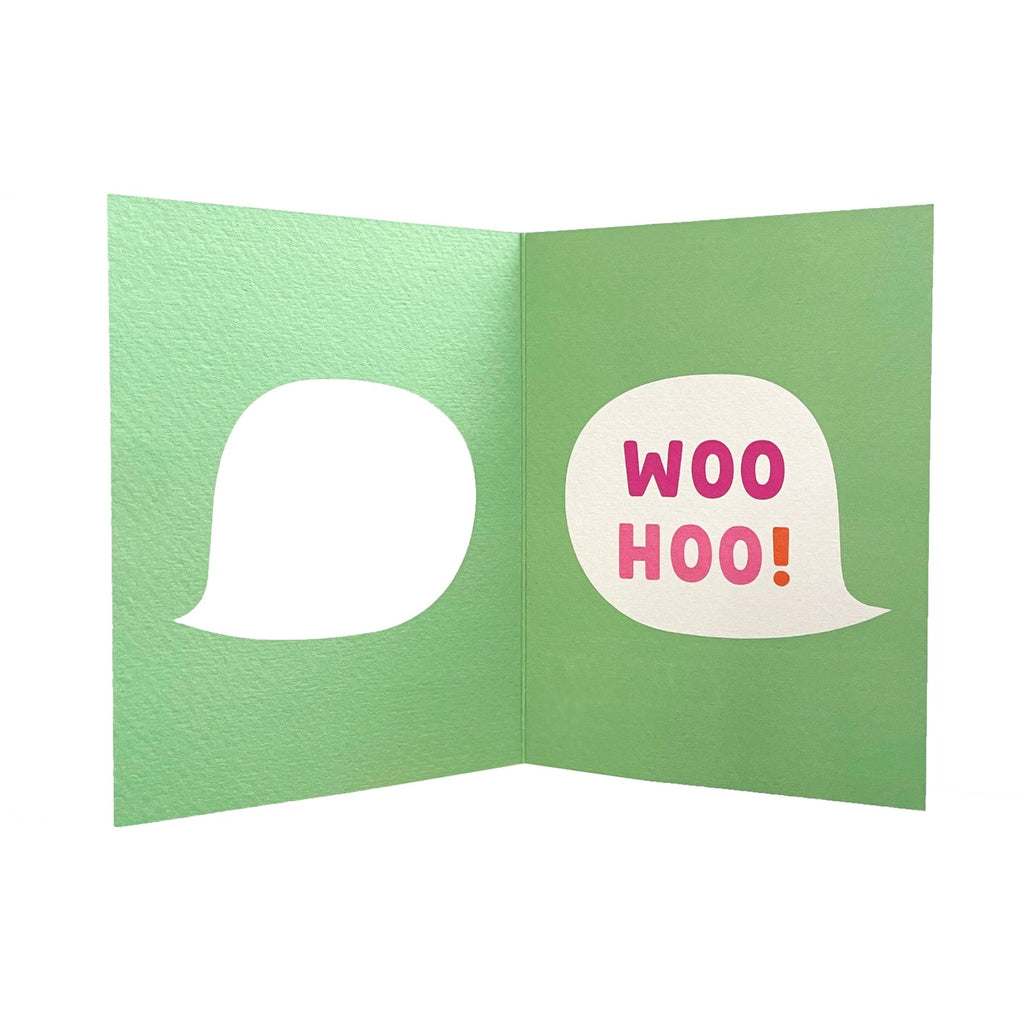 Die Cut 'Woohoo' Card - Simply Rye