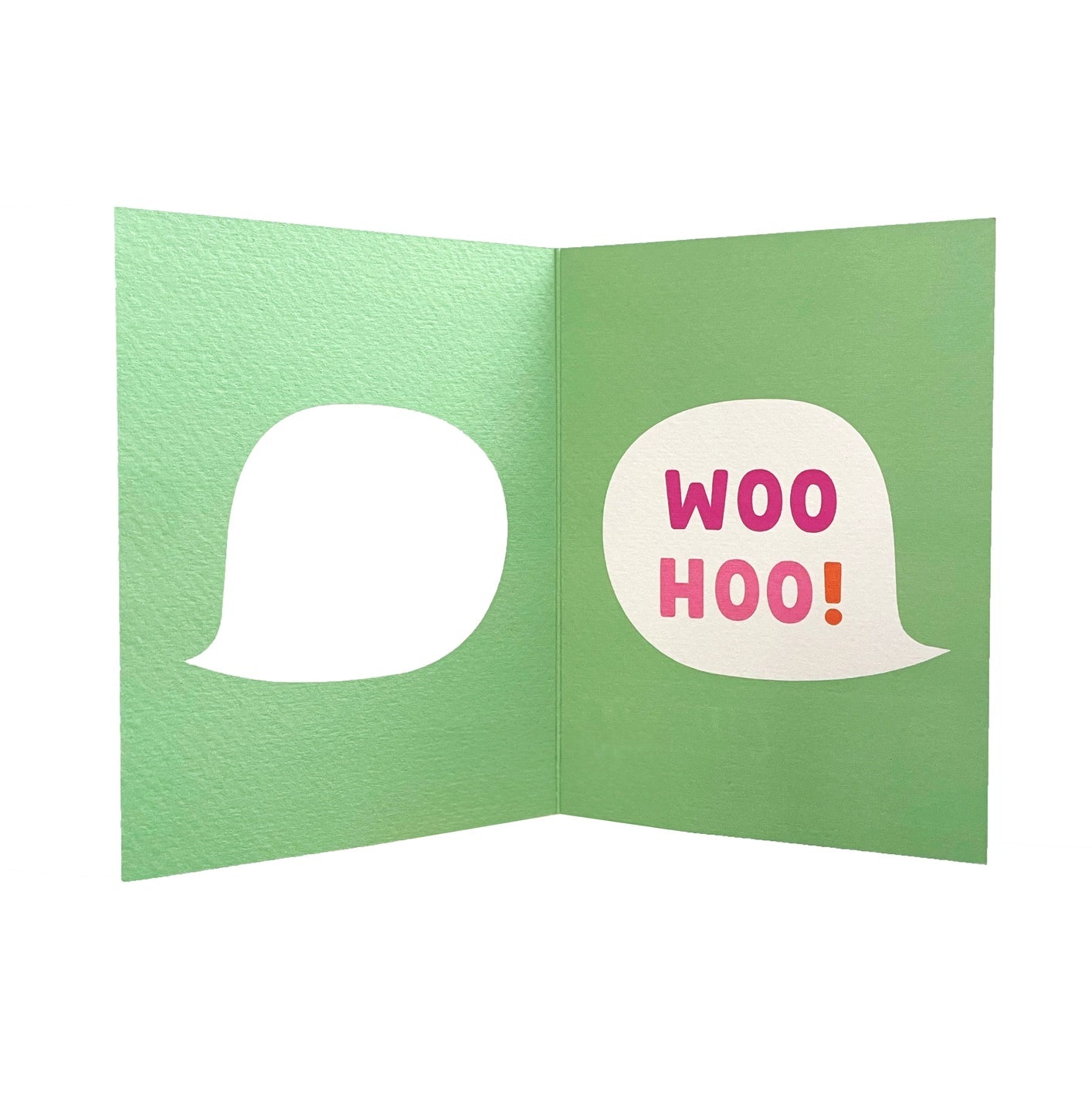 Die Cut 'Woohoo' Card - Simply Rye