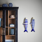 Dunne Blue Fish Wall Decor - Simply Rye