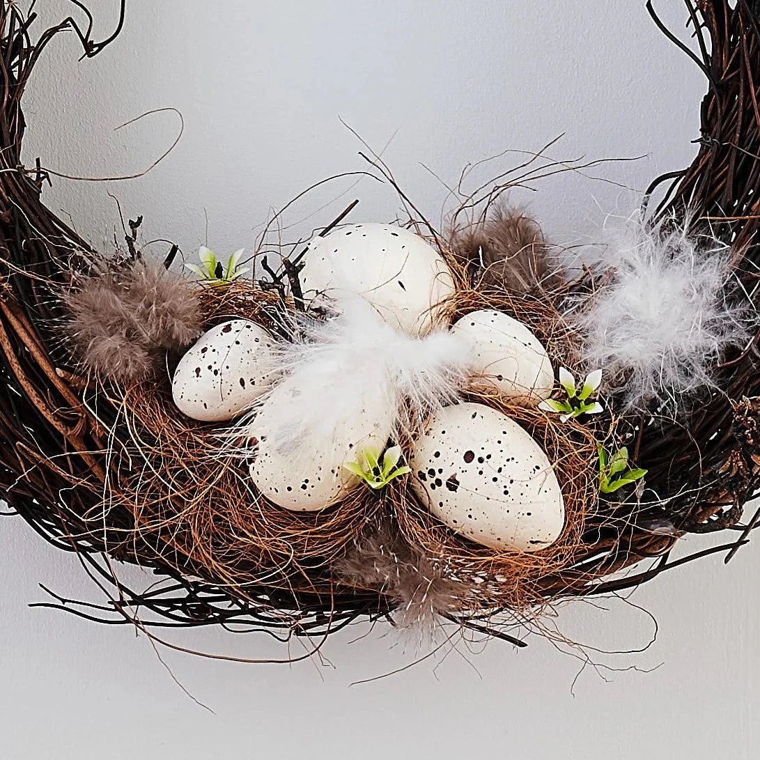 Egg Shaped Easter Wreath - Simply Rye