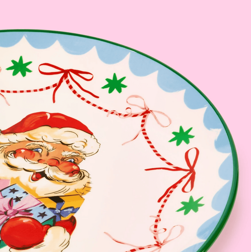 Eleanor Bowmer Dear Santa Plate - Simply Rye