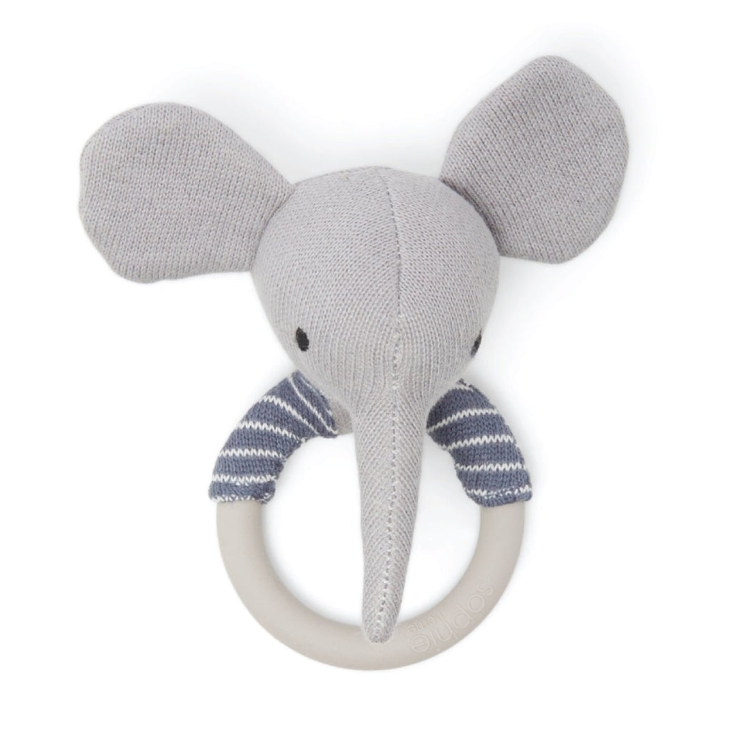 Elephant Teething Rattle - Simply Rye
