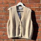 Erika Kid Mohair Vest - Cream - Simply Rye