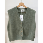Erika Kid Mohair Vest - Leaf Green - Simply Rye