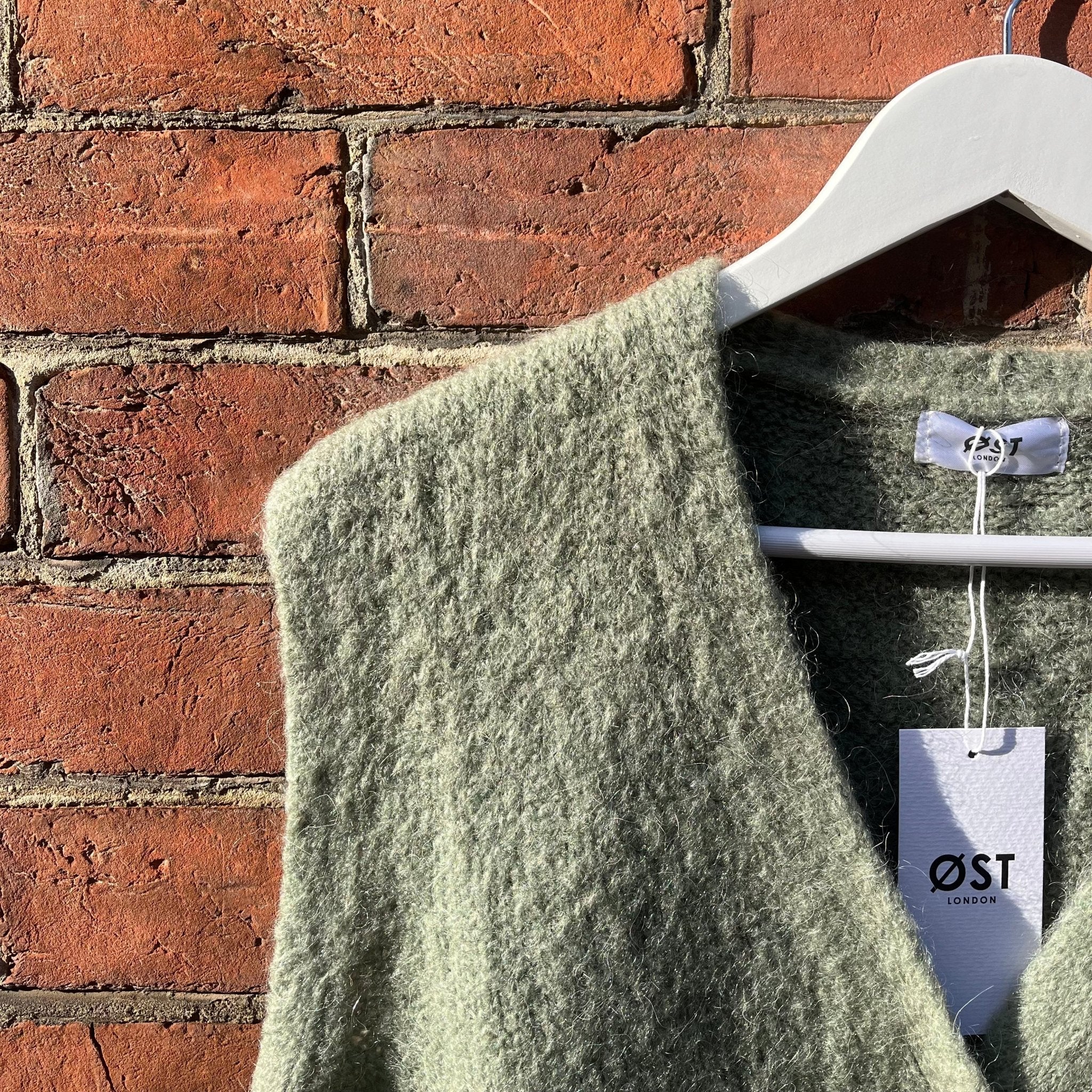 Erika Kid Mohair Vest - Leaf Green - Simply Rye