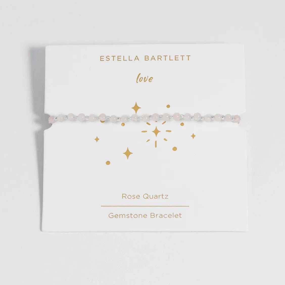 Estella Bartlett Amelia Gemstone Bracelet - Rose Quartz - Simply Rye