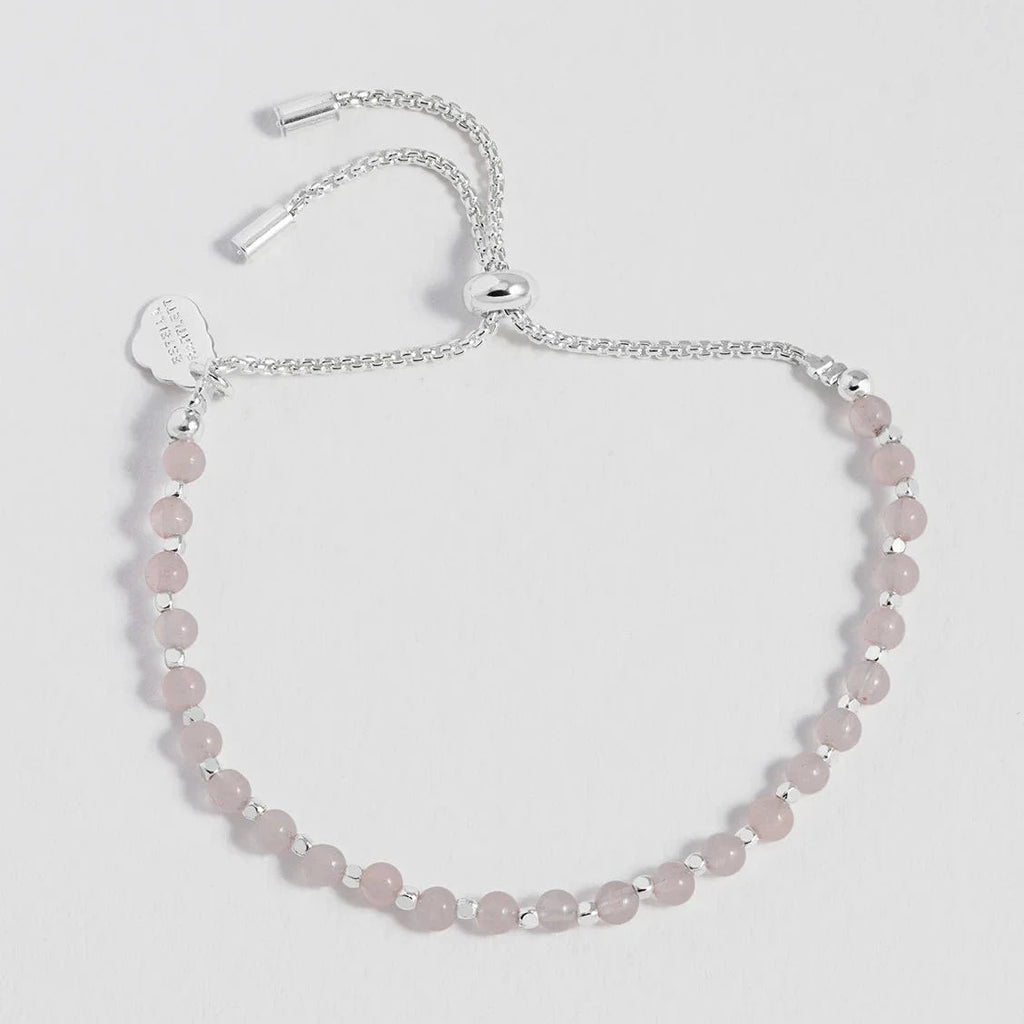 Estella Bartlett Amelia Gemstone Bracelet - Rose Quartz - Simply Rye