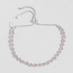 Estella Bartlett Amelia Gemstone Bracelet - Rose Quartz - Simply Rye