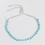 Estella Bartlett Amelia Gemstone Bracelet - Turquoise Howlite - Simply Rye