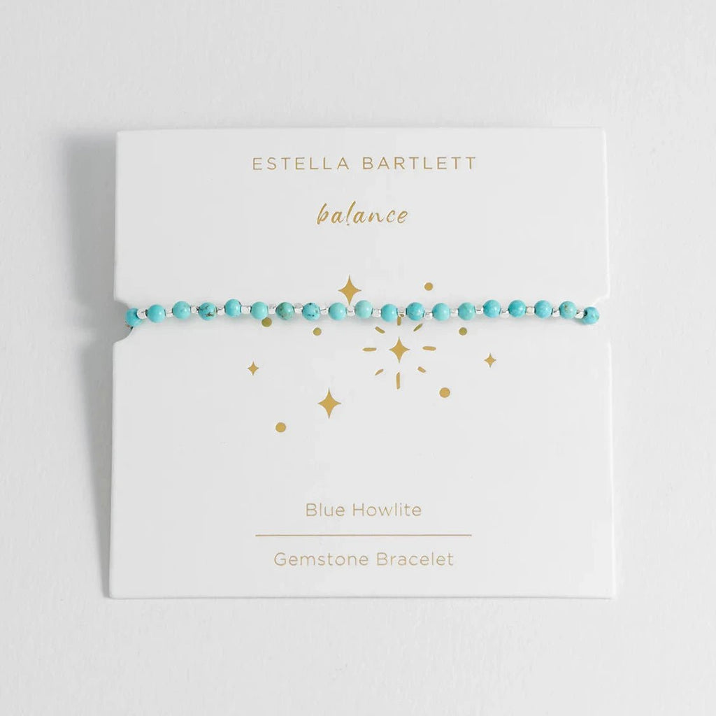 Estella Bartlett Amelia Gemstone Bracelet - Turquoise Howlite - Simply Rye
