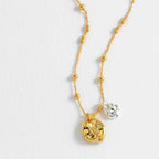 Estella Bartlett Beaded Chain and Molten Pebbles Necklace - Simply Rye