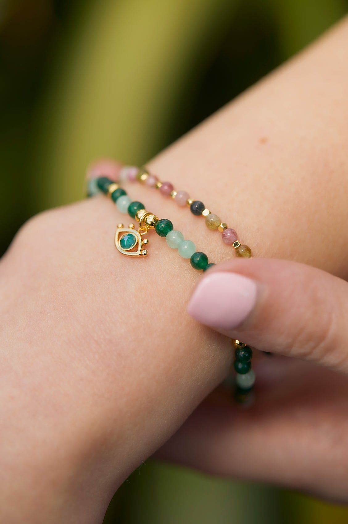 Estella Bartlett Beaded Evil Eye Bracelet - Simply Rye