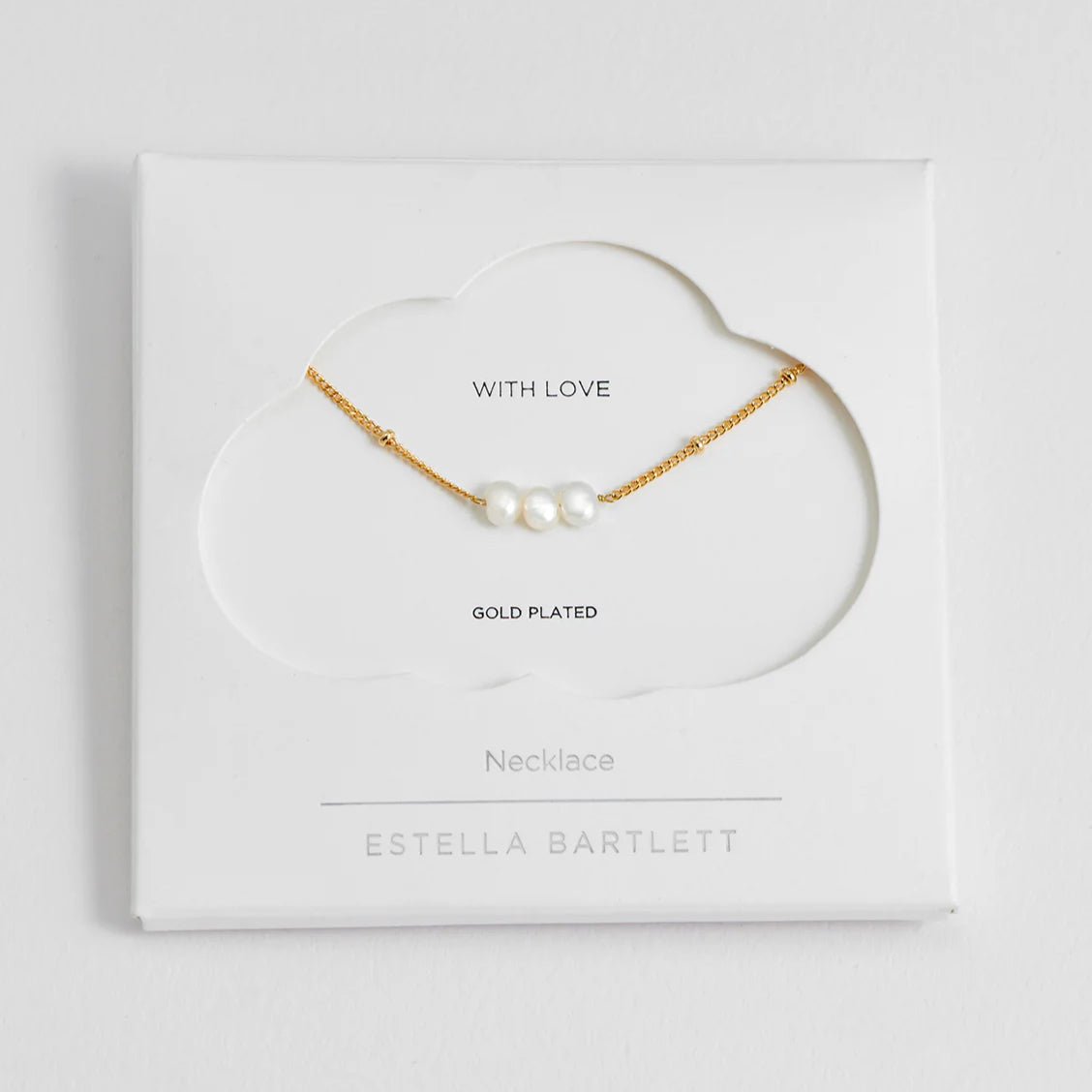 Estella Bartlett Beaded Pearl and Chain Necklace - Simply Rye