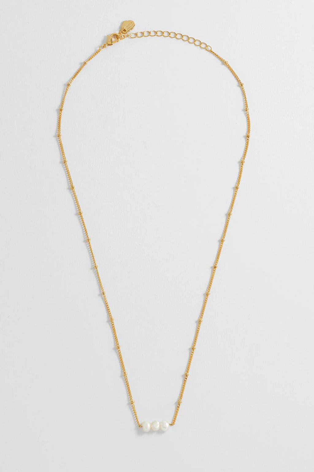 Estella Bartlett Beaded Pearl and Chain Necklace - Simply Rye