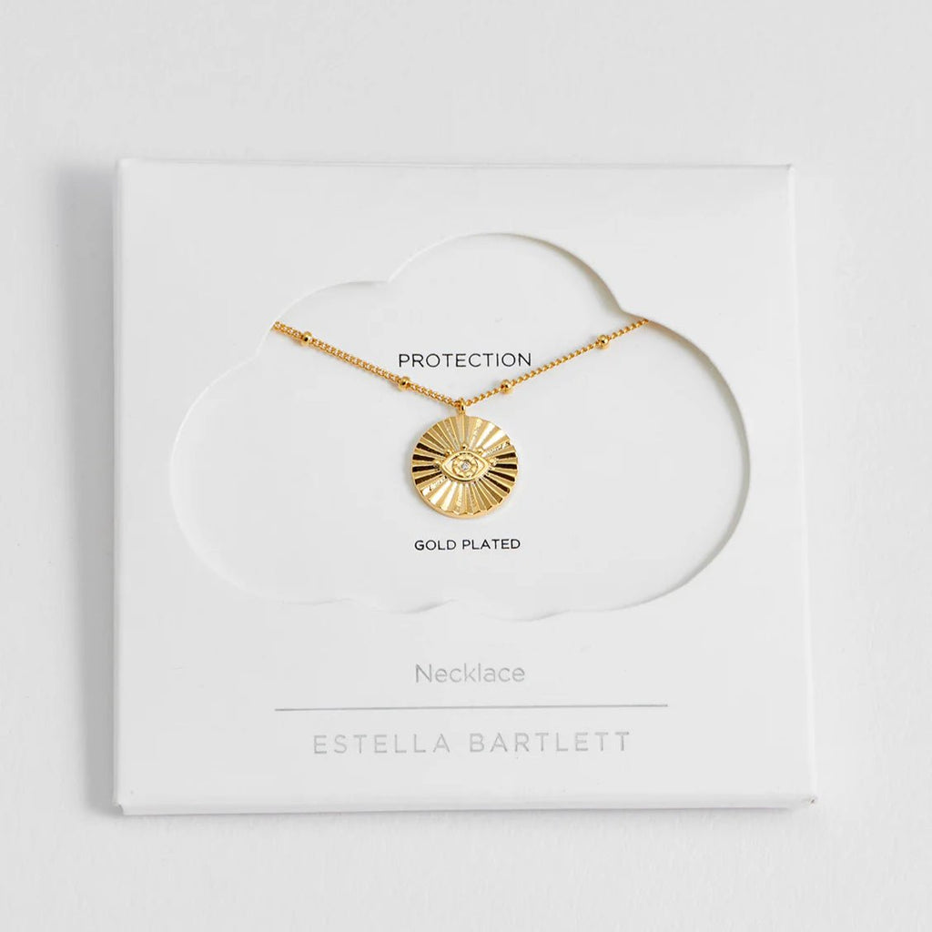 Estella Bartlett Boho Eye Coin Necklace - Simply Rye