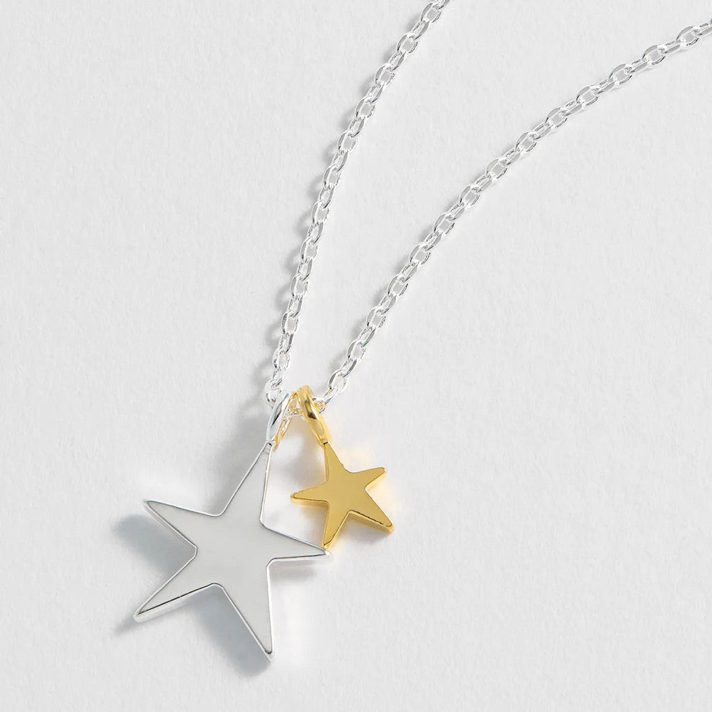 Estella Bartlett Double Hand Drawn Star Necklace - Simply Rye