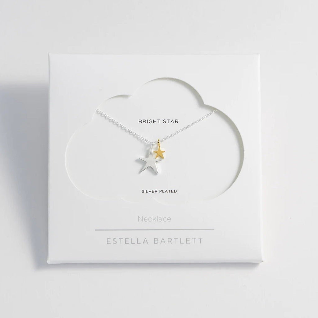 Estella Bartlett Double Hand Drawn Star Necklace - Simply Rye