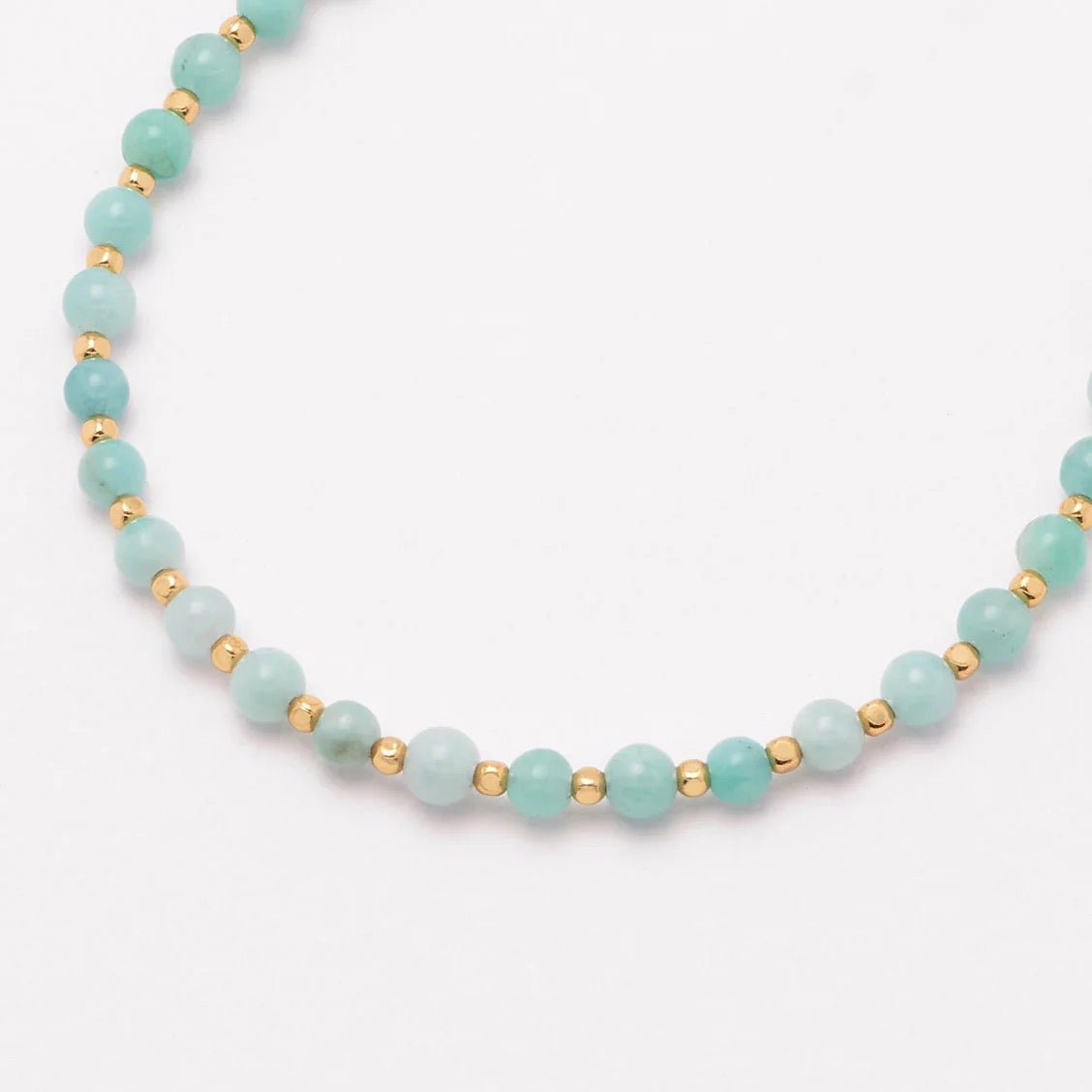 Estella Bartlett Gemstone Bracelet - Amazonite - Simply Rye