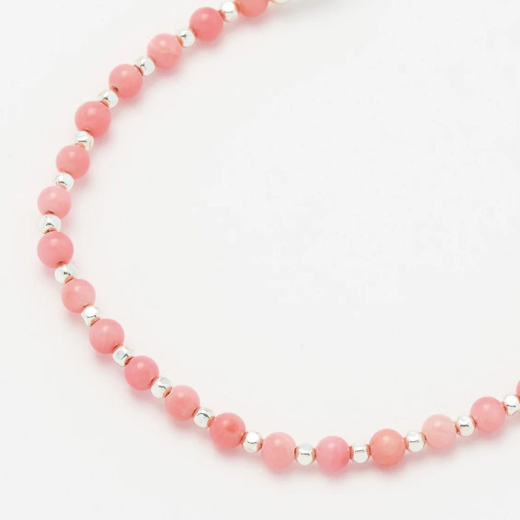 Estella Bartlett Gemstone Bracelet - Coral Agate - Simply Rye